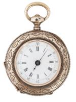 ANTIQUE 14K YELLOW GOLD FRENCH POCKET WATCH