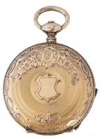 ANTIQUE 14K YELLOW GOLD FRENCH POCKET WATCH