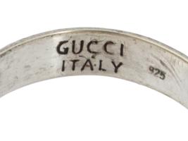 ITALIAN 925 STERLING SILVER BELT RING BY GUCCI