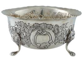 ANTIQUE 1905 ENGLISH STERLING SILVER SUGAR BOWL