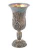 LARGE VINTAGE JUDAICA STERLING SILVER KIDDUSH CUP PIC-1