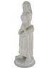 VINTAGE EUROPEAN MARBLE SCULPTURE OF PEASANT WOMAN PIC-4