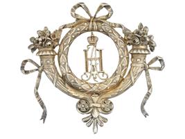 RUSSIAN OFFICER BADGE OF MOSCOW INFANTRY REGIMENT IOB