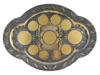 VINTAGE RUSSIAN GILT NIELLO SERVING TRAY PIC-0