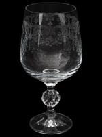 FRENCH LOUIS XV STYLE CRYSTAL WINE GLASSES SET