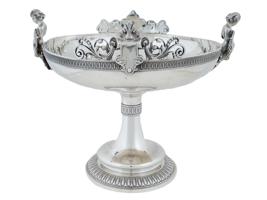 ANTIQUE 19TH C TIFFANY AND CO SILVER CENTERPIECE