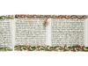 ANTIQUE JUDAIC HAND ILLUMINATED MEGILLAH MANUSCRIPT PIC-4