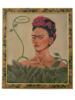 AMERICAN MEXICAN OIL PAINTING IN MANNER OF FRIDA KAHLO PIC-0