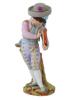 BISQUE PORCELAIN MUSICIAN BOY FIGURINE PIC-2