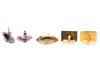 LOT OF VINTAGE SILVER AND GOLD JEWELRY W GEMSTONES PIC-3