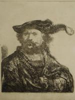 CHARLES AMAND DURAND AFTER REMBRANDT ETCHING WITH COA