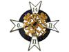 RUSSIAN IMPERIAL 14TH OLONETS INFANTRY REGIMENT BADGE PIC-0