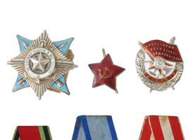 RUSSIAN SOVIET MILITARY ORDERS AND MEDALS