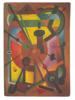 RUSSIAN AVANT GARDE PAINTING ABSTRACT COMPOSITION PIC-0