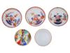 COLLECTION OF GERMAN MEISSEN PORCELAIN BOWL SAUCERS PIC-1