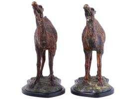 BRONZE CAMEL SCULPTURES AFTER KAREL TROMPENEERS