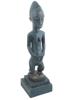 WEST AFRICAN BAULE HAND CARVED WOOD FEMALE FIGURINE PIC-0