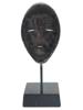 WEST AFRICAN DAN HAND CARVED WOOD MANDE TRIBAL MASK PIC-2