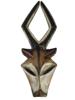 KWELET WOODEN ANTELOPE MASK GABON CENTRAL AFRICA PIC-0