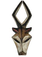 KWELET WOODEN ANTELOPE MASK GABON CENTRAL AFRICA