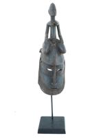 WEST AFRICAN DOGON PEOPLE WOODEN MASK FROM MALI