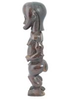 GABONESE FANG NTUMU CARVED WOOD RELIQUARY FIGURE