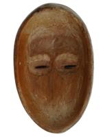 CENTRAL AFRICAN CONGO LEGA BWAMI WOODEN MASK