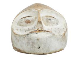 CENTRAL AFRICAN CONGO LEGA BWAMI WOODEN MASK