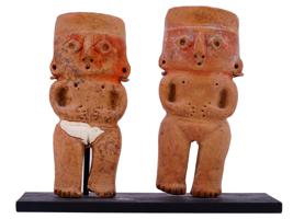 ANCIENT MESOAMERICAN MICHOACAN CHICHIMECA FIGURINES