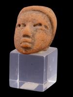 ANCIENT MESOAMERICAN PUREPECHA IRECHIKWA HEAD SCULPTURE