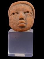 ANCIENT MESOAMERICAN PUREPECHA IRECHIKWA HEAD SCULPTURE