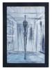 ATTR TO ALBERTO GIACOMETTI SURREAL OIL PAINTING PIC-0