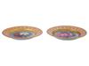 PAIR OF ANTIQUE ENGLISH PORCELAIN DECORATIVE PLATES PIC-1