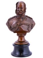 ANTIQUE BRONZE BUST BY CHRISTIAN KEIL KAISER WILHELM I