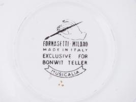 FORNASETTI MUSICALIA AND SAKS FIFTH AVENUE SAUCERS