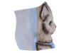 ANTIQUE GERMAN BISQUE PORCELAIN CAT HEAD LANTERN PIC-5