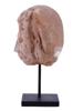 ANCIENT THAI DVARAVATI EARTHENWARE HEAD SCULPTURE PIC-2