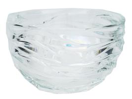 1995 EMIL BROST FOR TIFFANY AND CO CRYSTAL BOWL