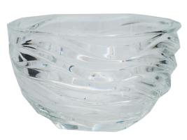 1995 EMIL BROST FOR TIFFANY AND CO CRYSTAL BOWL