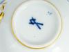 GERMAN MEISSEN PORCELAIN CUP AND SAUCER W BLUE DRAGONS PIC-5