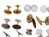 LARGE COLLECTION OF EARLY 20TH C JEWELRY CUFF LINKS PIC-2