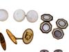 LARGE COLLECTION OF EARLY 20TH C JEWELRY CUFF LINKS PIC-5