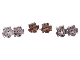 VINTAGE MEXICAN STERLING SILVER AZTEC CUFFLINKS