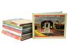 LOT OF AMERICAN RAILWAY TROLLEY TRANSPORT BOOKS ALBUMS PIC-0