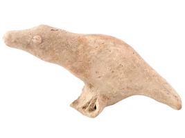 ANCIENT EGYPT LATE PERIOD TERRACOTTA GOOSE FIGURINE