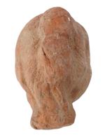 ANCIENT ROMAN TERRACOTTA FEMALE HEAD WITH ELEGANT HAIR