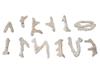 GROUP OF ANCIENT PHOENICIAN LETTERS CAST IN LEAD PIC-1