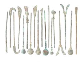 ANCIENT ROMAN MEDICAL TOOLS FOR SURGICAL PROCEDURES