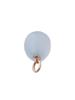 RUSSIAN 14K GOLD AND BLUE CHALCEDONY EGG PENDANT PIC-2
