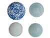 CHINESE QING BLUE AND WHITE PORCELAIN TABLEWARE PIC-1